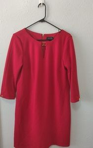 Red dress by Arthur S. Levine Tahari